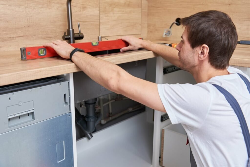 Male Plumber Install Sink In The Kitchen 2022 02 14 18 01 52 Utc Jpg